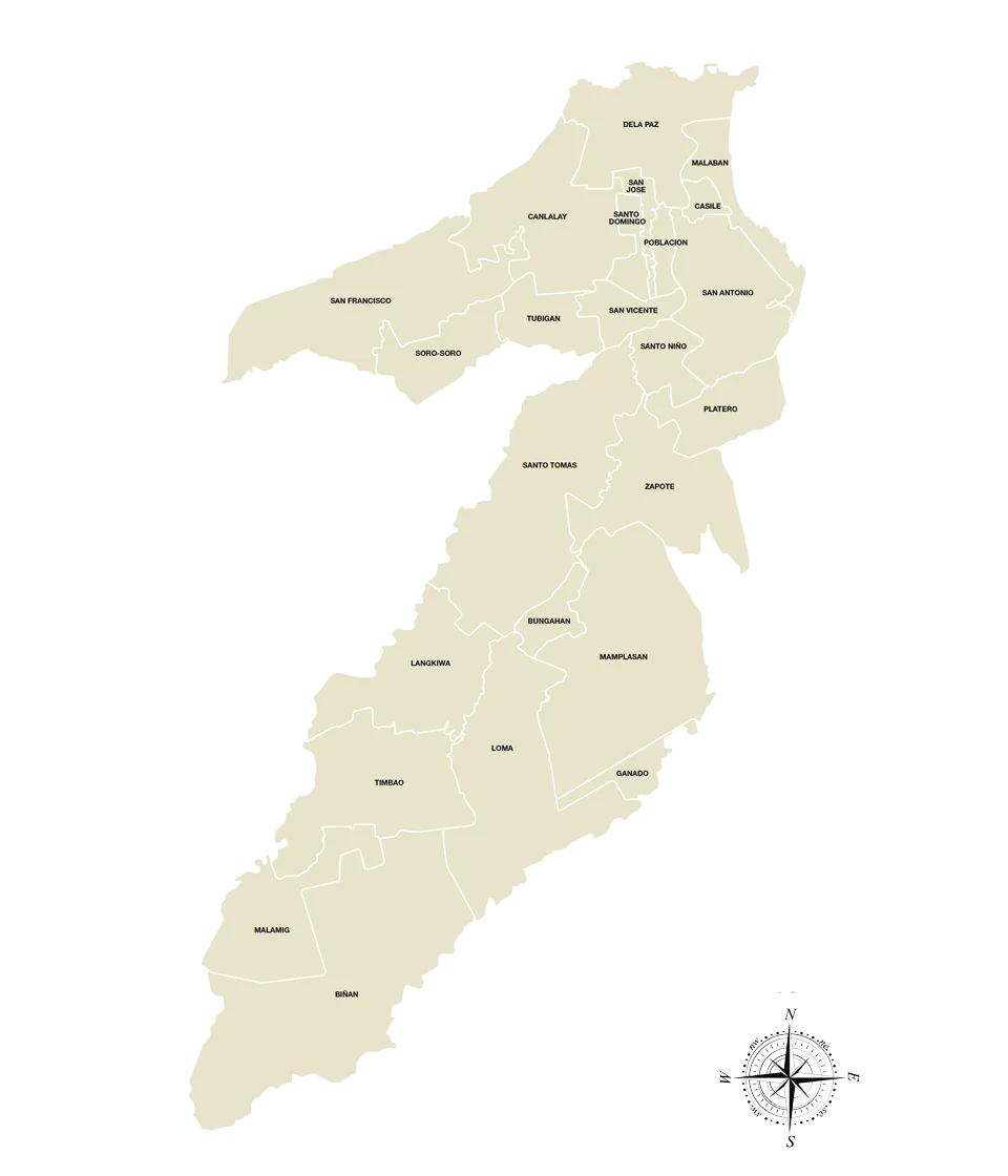 Biñan City Map